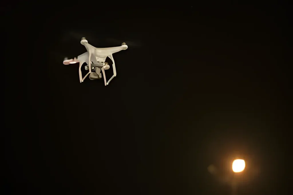 Learn how to spot a drone at night