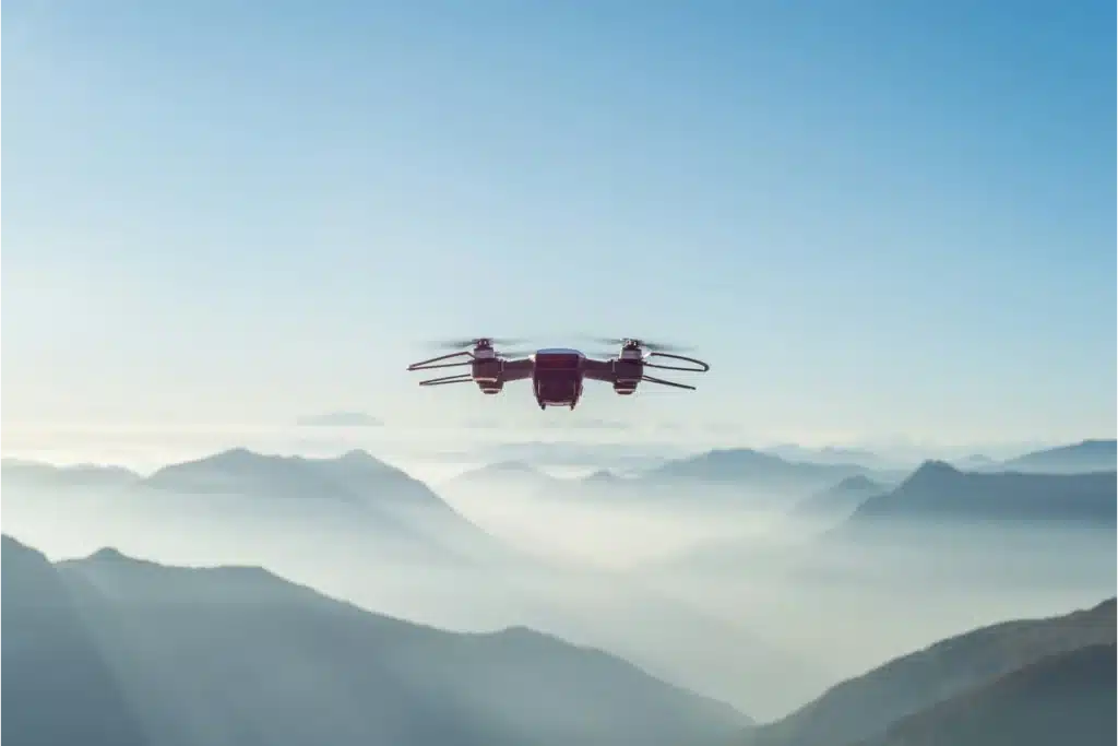 Drone reaching impressive heights, showcasing 'How High Can a Drone Fly