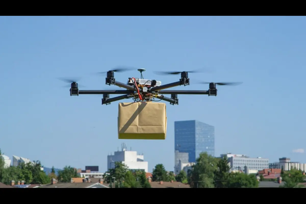 Witness the lifting capacity of drones – a visual exploration of their payload capabilities.